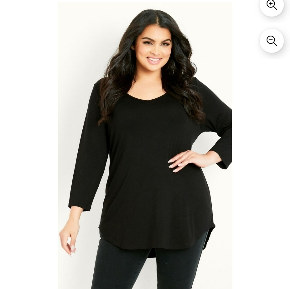 3/4 sleeve top